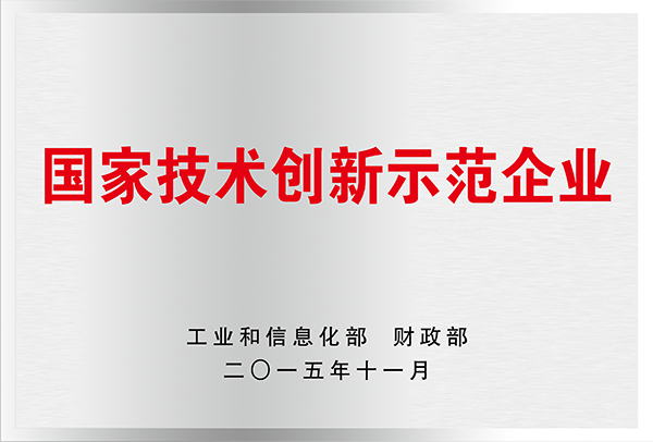 國家技術創(chuàng)新示范企業(yè)